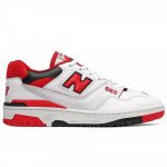 Color White of the product New Balance B550 White Team Red