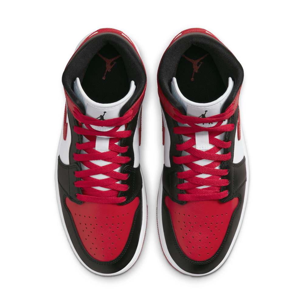 Air Jordan 1 Mid Alternate Bred Toe - Basket4Ballers
