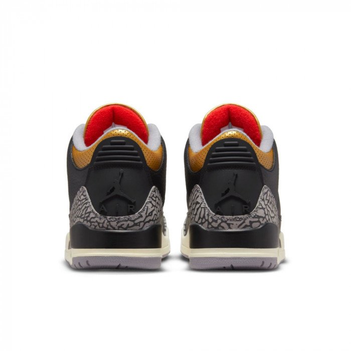 Air Jordan 3 Retro Women Black Cement Gold image n°8
