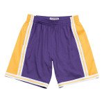 Color Violet du produit Short NBA LA Lakers Swingman 1984-85 Mitchell&Ness...
