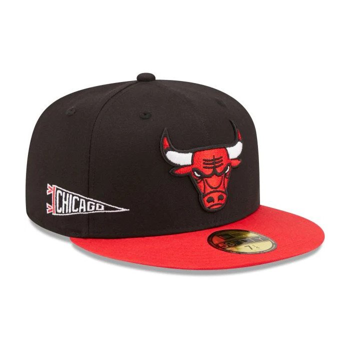 Casquette NBA Chicago Bulls Side Patch New Era 59fifty image n°3