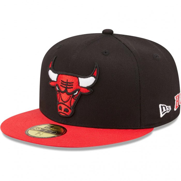 Casquette NBA Chicago Bulls Side Patch New Era 59fifty image n°1