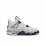 Color White of the product Air Jordan 4 Retro Midnight Navy Enfant GS