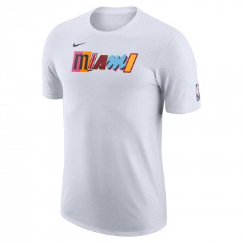 Nike Men's 2022-23 City Edition Miami Heat White Dri-Fit Pregame