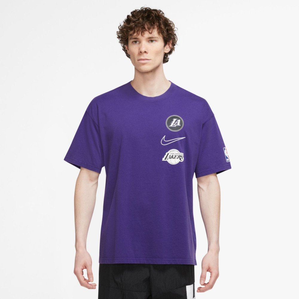 Los Angeles Lakers Courtside City Edition Men's Nike NBA T-Shirt