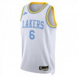 Color White of the product Maillot NBA Lebron James Los Angeles Lakers Nike...