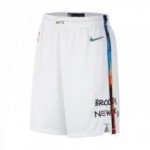 Color Blanc du produit Short NBA Brooklyn Nets Nike City Edition 2022/23