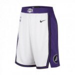 Color White of the product Short NBA Los Angeles Lakers Nike City Edition 2022/23