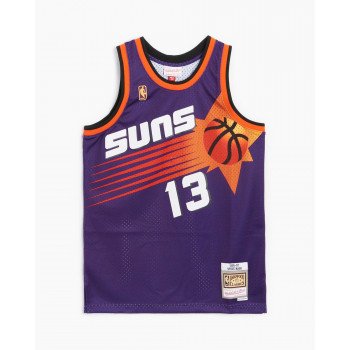 Men's Phoenix Suns Steve Nash Mitchell & Ness White 2001/02
