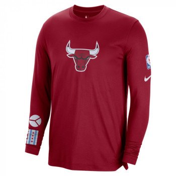 T-Shirt Manches Longues NBA Chicago Bulls Nike City Edition | Nike