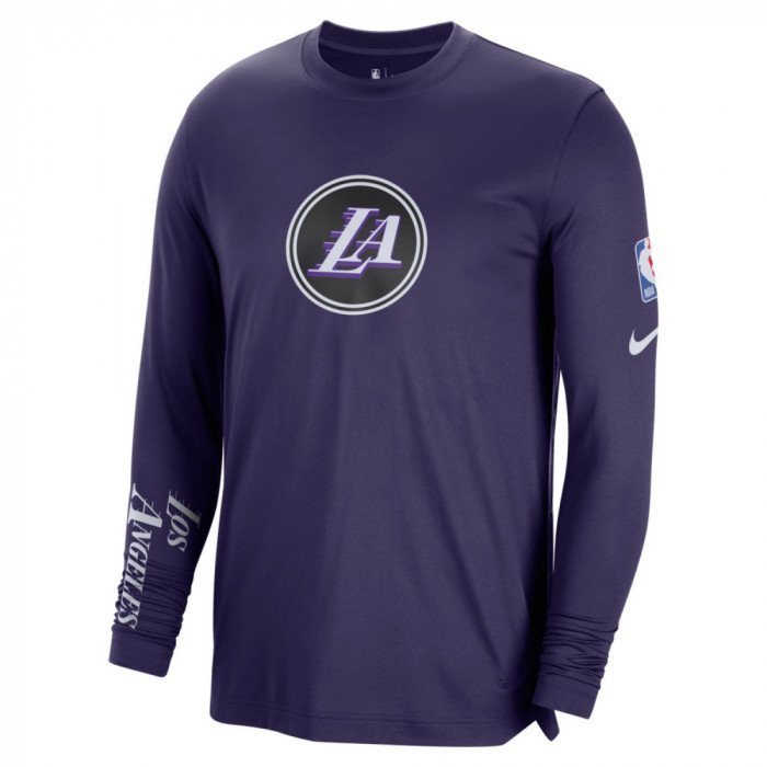 T-Shirt Manches Longues NBA Los Angeles Lakers Nike City Edition image n°3