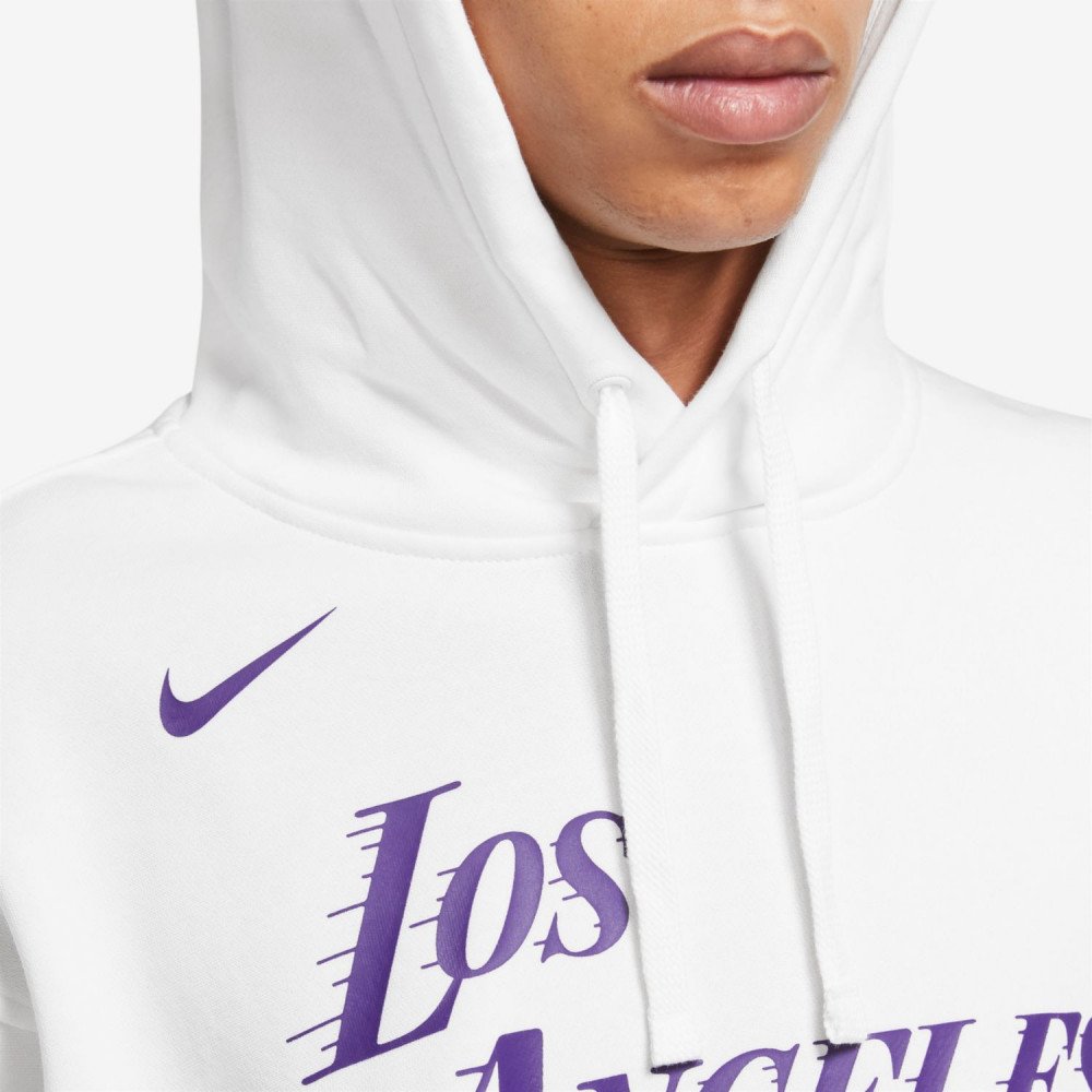 Nike NBA Los Angeles Lakers City Edition Men's Hoodie White DN4727