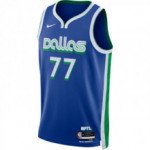 Color Blue of the product NBA Luka Doncic Dallas Mavericks Nike City Edition...