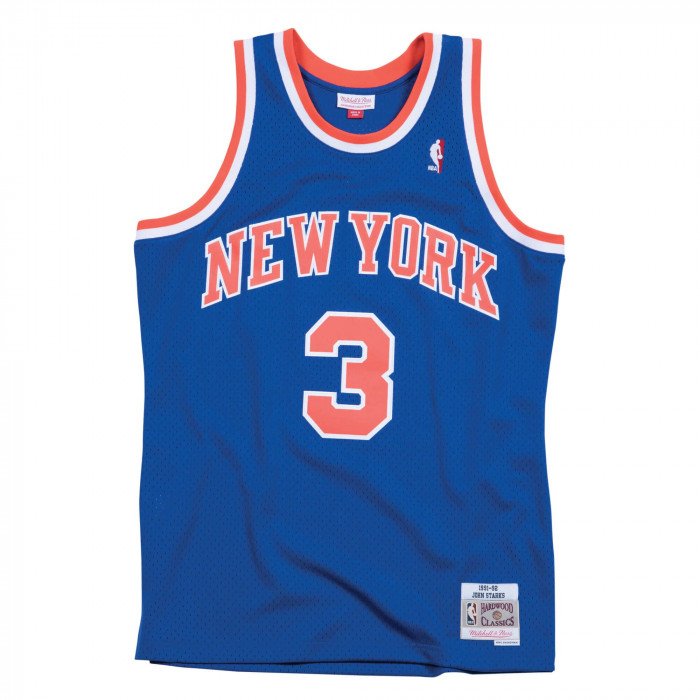 Maillot NBA John Starks New York Knicks 1991 Mitchell&ness Swingman Road