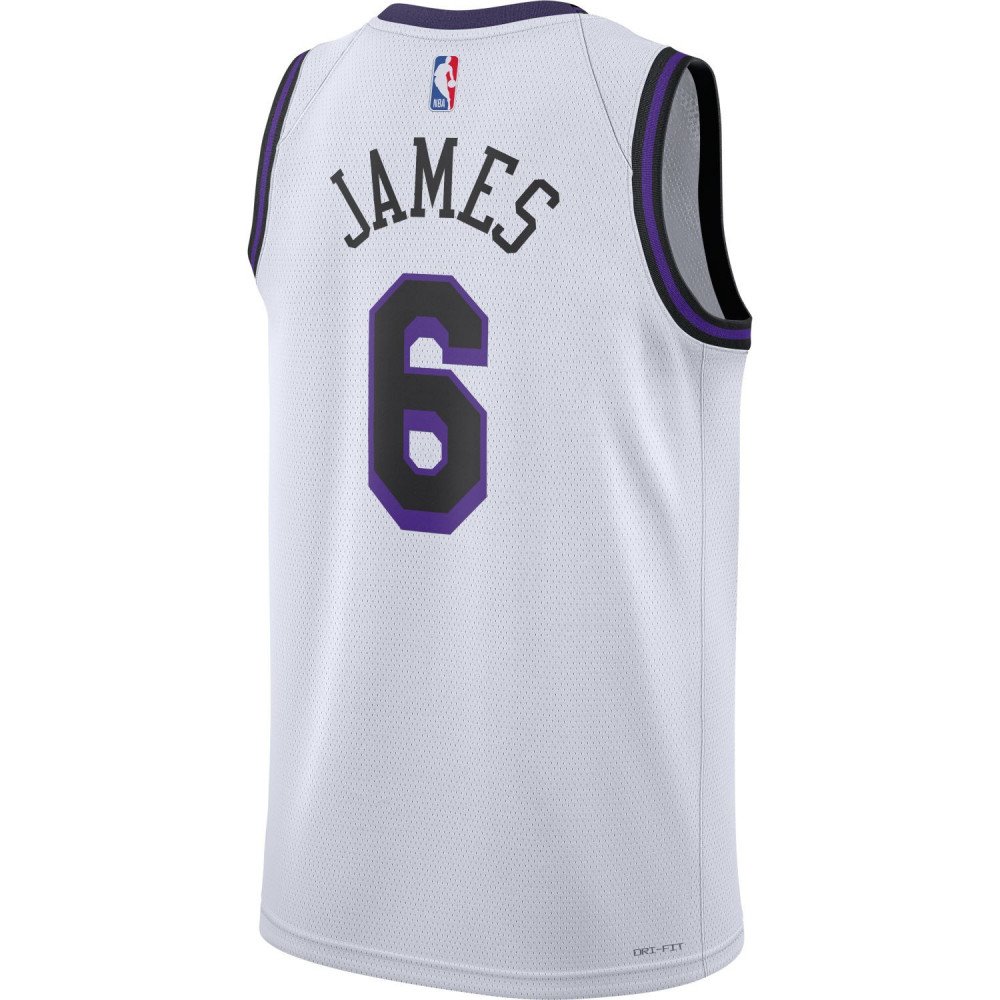 Maillot NBA Lebron James Los Angeles Lakers Nike City Edition 2022/23 -  Basket4Ballers