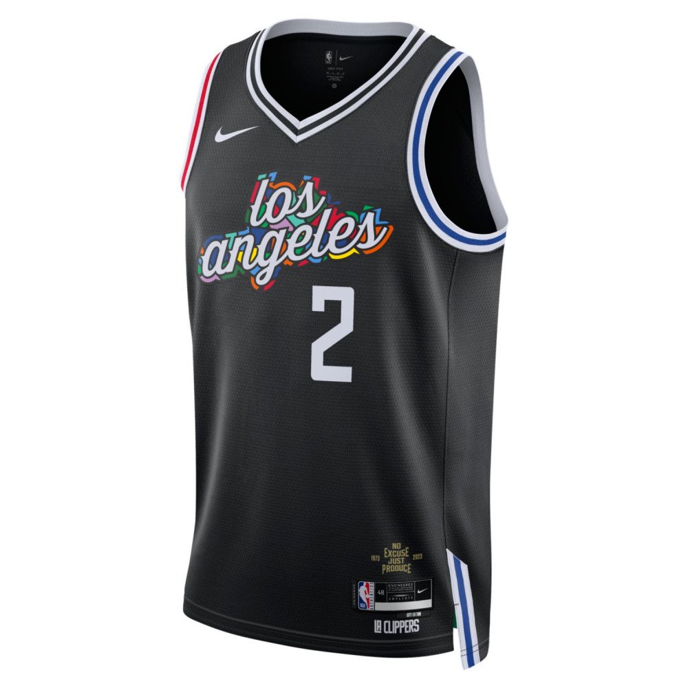Los Angeles Clippers City Edition Nike Men's NBA Fleece Pullover Hoodie in Black, Size: XS | DN8663-010