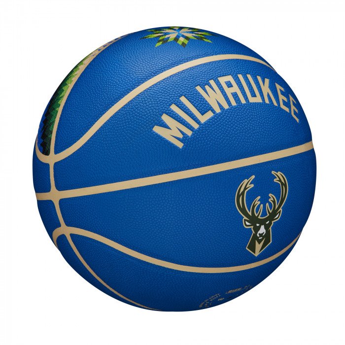 Ballon NBA Wilson Milwaukee Bucks City Edition image n°5