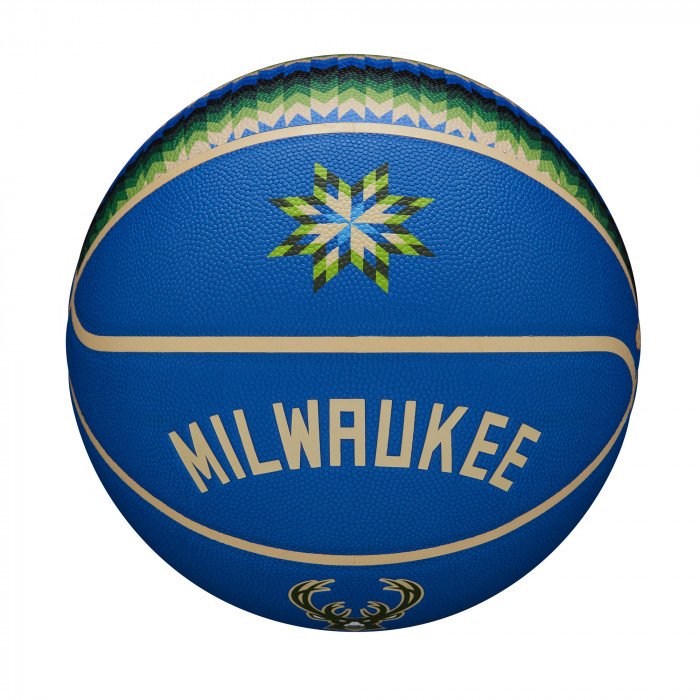 Ballon NBA Wilson Milwaukee Bucks City Edition image n°3