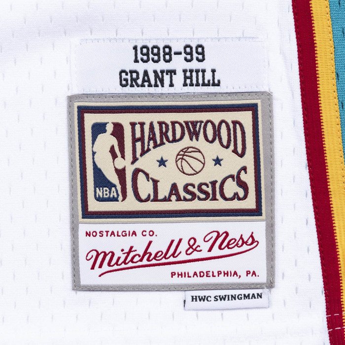 Maillot NBA Grant Hill Detroit Pistons 1998 Mitchell&ness Swingman image n°3