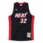 Color Noir du produit Maillot NBA Shaquille O'Neal Miami Heat Road 2005-06...