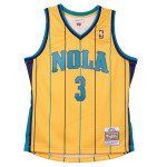 Color Jaune du produit Maillot NBA Chris Paul New Orleans Hornets 2010-11...