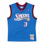 Color Blue of the product Maillot NBA Allen Iverson Philadelphia 76ers 2000...
