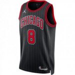 Color Noir du produit Maillot NBA Zach Lavine Chicago Bulls Jordan...