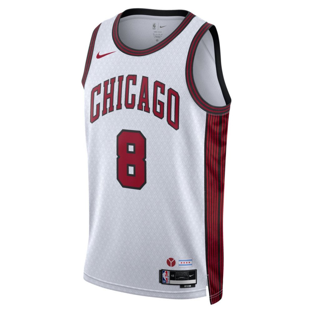Deliberar Inferior Circo Maillot NBA Zach Lavine Chicago Bulls Nike City Edition - Basket4Ballers