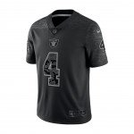 Color Noir du produit Maillot NFL Derek Carr Las Vegas Raiders Nike...