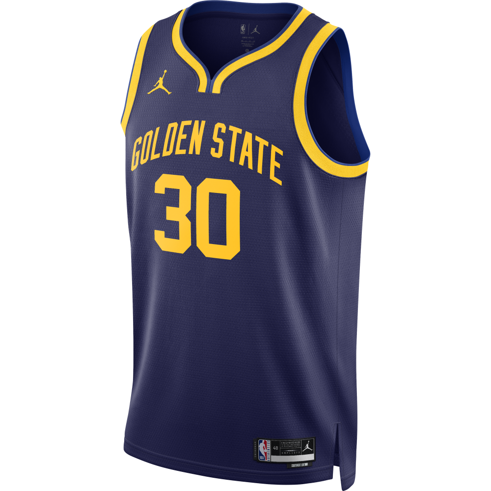 Golden State Warriors Jordan Statement Name & Number T-Shirt - Stephen  Curry - Mens