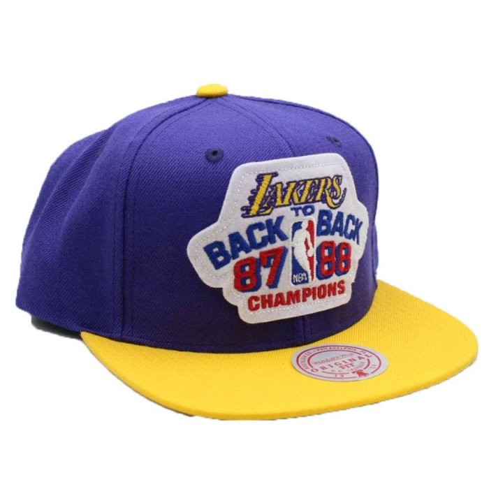 Casquette NBA Los Angeles Lakers Mitchell&Ness Snapback image n°1