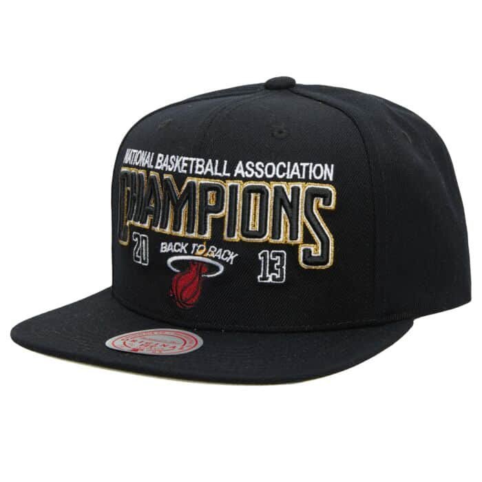 Casquette NBA Miami Heat Mitchell&Ness Champs Snapback image n°1