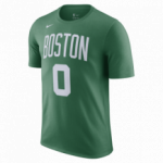 Color Green of the product T-shirt NBA Jayson Tatum Boston Celtics clover