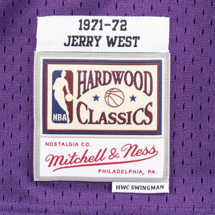 Maillot NBA Jerry West Los Angeles Lakers 1971-72 Mitchell&ness Swingman image n°3
