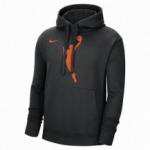 Color Noir du produit Sweat WNBA Nike Courtside black/brilliant ornge