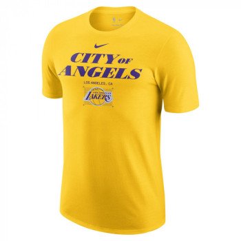 T-shirt NBA Los Angeles Lakers Nike Courtside amarillo | Nike