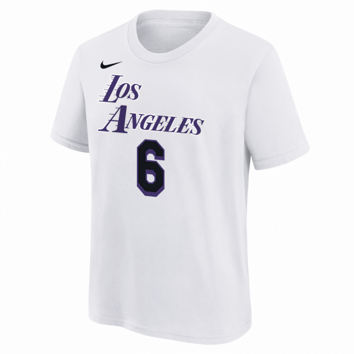 T-shirt NBA Lebron James Los Angeles Lakers Nike Name&Number Petit Enfant