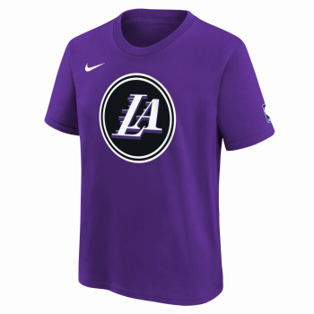 T-shirt NBA Los Angeles Lakers Team Logo Nike City Edition | Nike