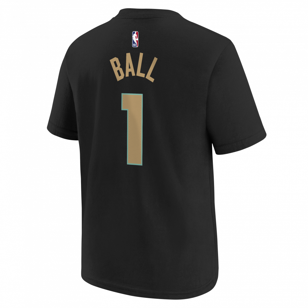 T-shirt NBA Lamelo Ball Charlotte Hornets Nike Name&number City Edition ...