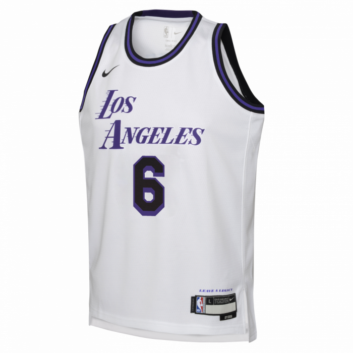 Maillot NBA Lebron James Los Angeles Lakers Nike City Edition Enfant