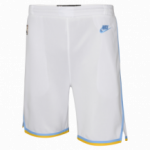 Color White of the product Short NBA Los Angeles Lakers Nike HWC Enfant