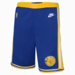 Color Blue of the product Short NBA Golden State Warriors Nike HWC Enfant