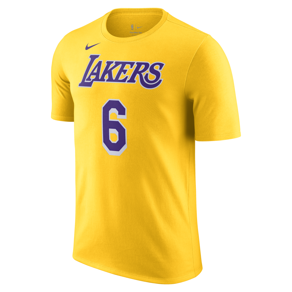 T-shirt NBA Los Angeles Lakers Nike Amarillo - Basket4Ballers