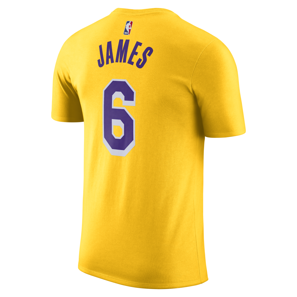 Nike Performance LOS ANGELES LAKERS LEBRON JAMES LAL - NBA-Trikot -  amarillo/gelb 