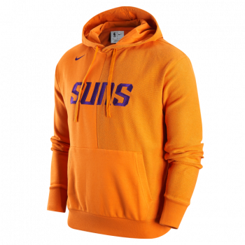 Nike Phoenix Suns Courtside Men's NBA Fleece Pullover Hoodie Orange