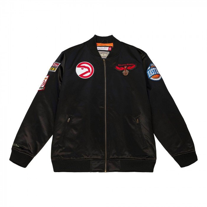 Veste NBA Atlanta Hawks Mitchell&Ness Flight Satin Jacket image n°1