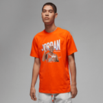 Color Orange du produit T-shirt Jordan Flight MVP X Wheaties rush orange