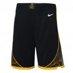Color Noir du produit Short NBA Golden State Warriors Nike City Edition...