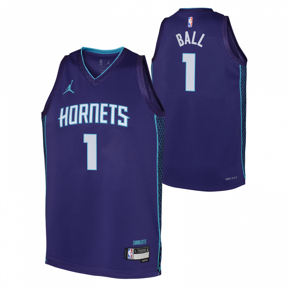 T-shirt NBA Enfant Lamelo Ball Charlotte Hornets Nike Name&Number