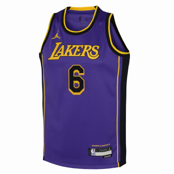Maillot NBA Lebron James Los Angeles Lakers Jordan Statement Enfant image n°2